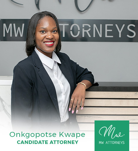 Onkgopotse Kwape - MW Attorneys Our Services