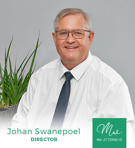 Johan Swanepoel - MW Attorneys Our Services